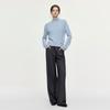 ELLE Women's French Style Color-Block Wide-Leg Casual Trousers