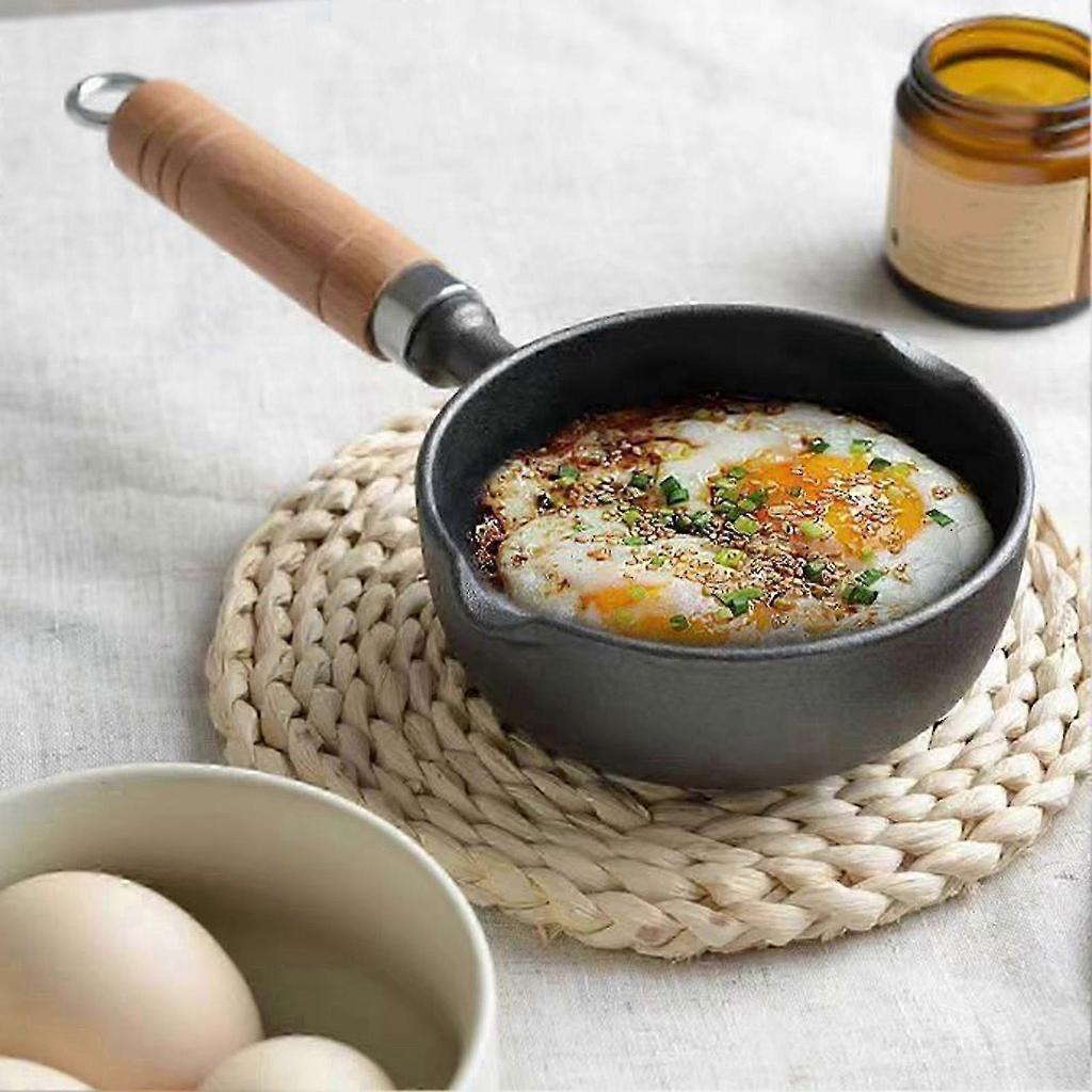 Cast Iron Multi-Functional Heating Pot for Even Cooking, Butter & Oil Warmer, Family Kitchen Use