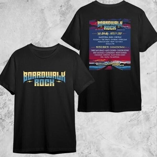 Boardwalk Rock Lineup At Ocean City MD On May 17-18 2025  Fan Gifts Unisex T-Shirt M