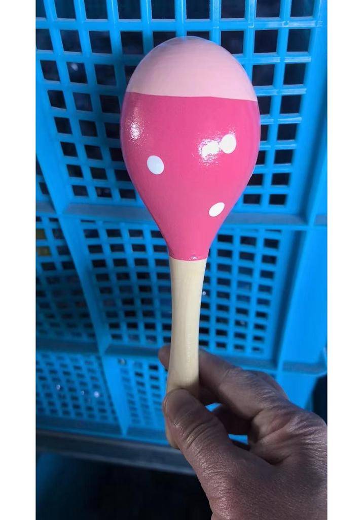 Kindergarten Percussion: Raw Wood Egg Shakers - Children's Musical Rattle Instruments