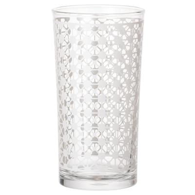 Copo Tumbler da Indústria de Resinas Ishikawa, Copo para Beber, Padrão Bizantino, 270ml (Diâmetro 6,5 x 12,4cm), Vidro Tritan Inquebrável, Lavável na Máquina de Lavar Louça e Micro-ondas