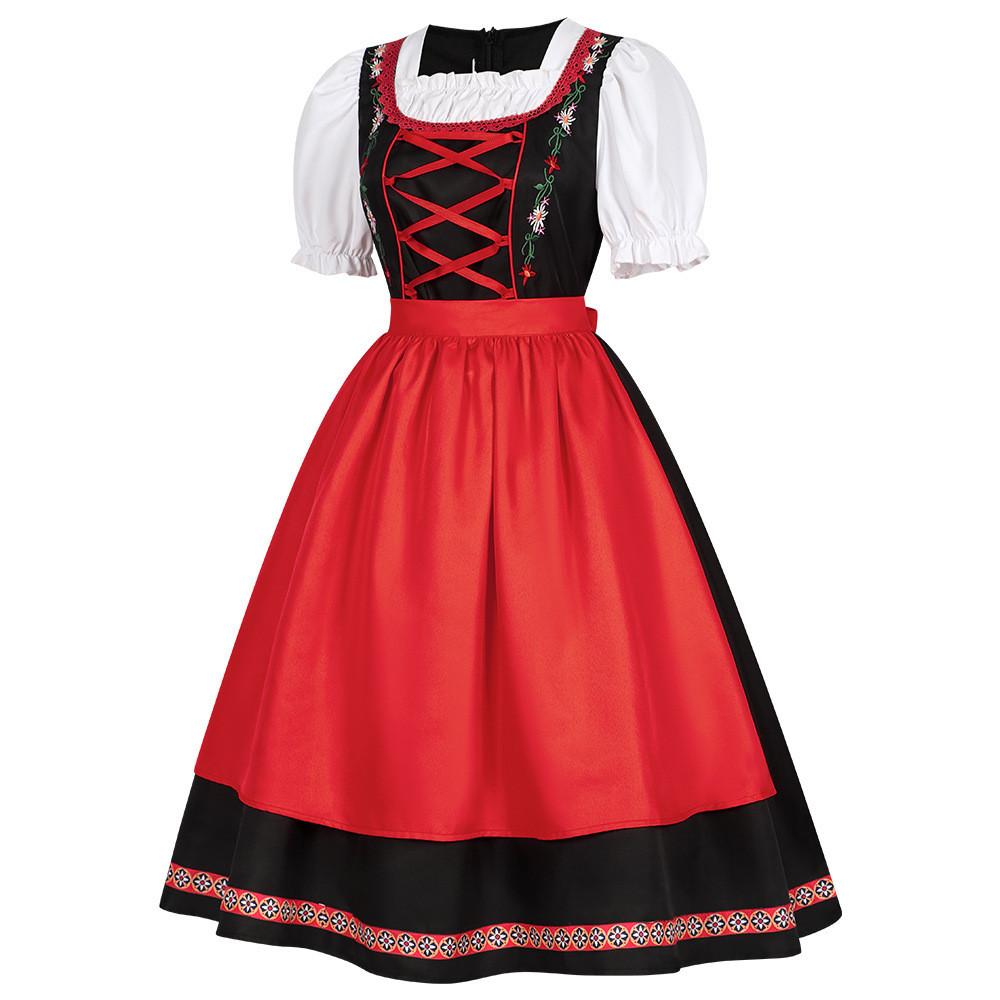 Oktoberfest Cosplay Beer Dress With Polyester Material For Role Play And Parties