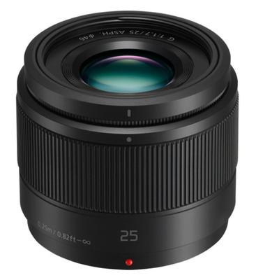Panasonic Lumix G 25mm Sort Fastobjektiv til Micro Four Thirds f/1.7 ASPH. (H-H025-K)