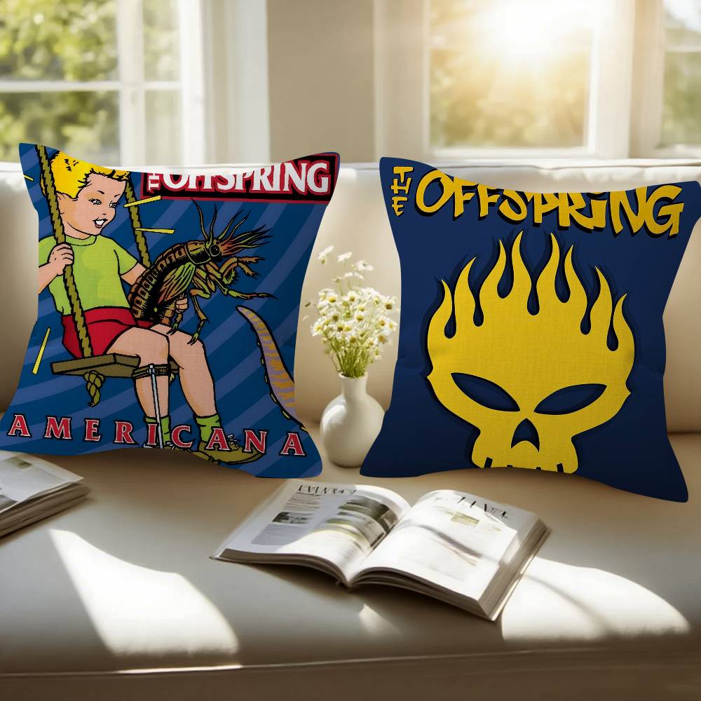 Personalized Pillow Dust Cover Bedroom Kids Party Decoration Pillowcase Birthday Children Gift The O-Offspring Band