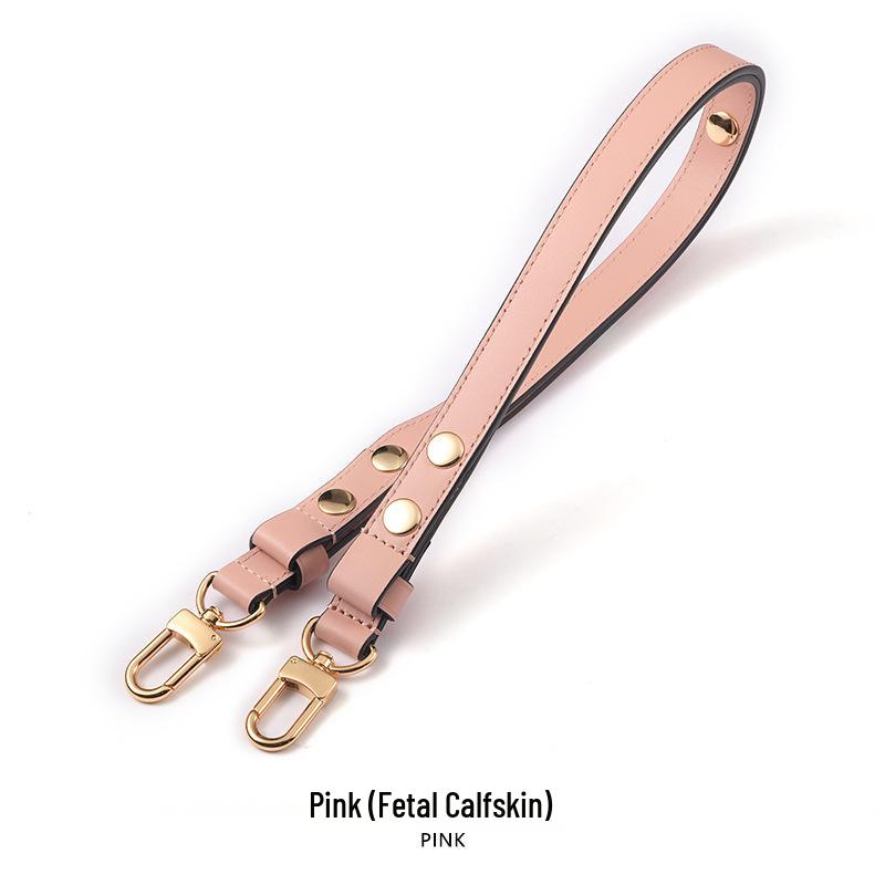 MHS-C-38 Adjustable Three-Speed Brown Women's Underarm Bag with Rivet Shoulder Strap, 26 Wash Bag Transformation.