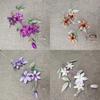 15color Faux Iris Flower Arrangement For Party Celebrations And Photography Props