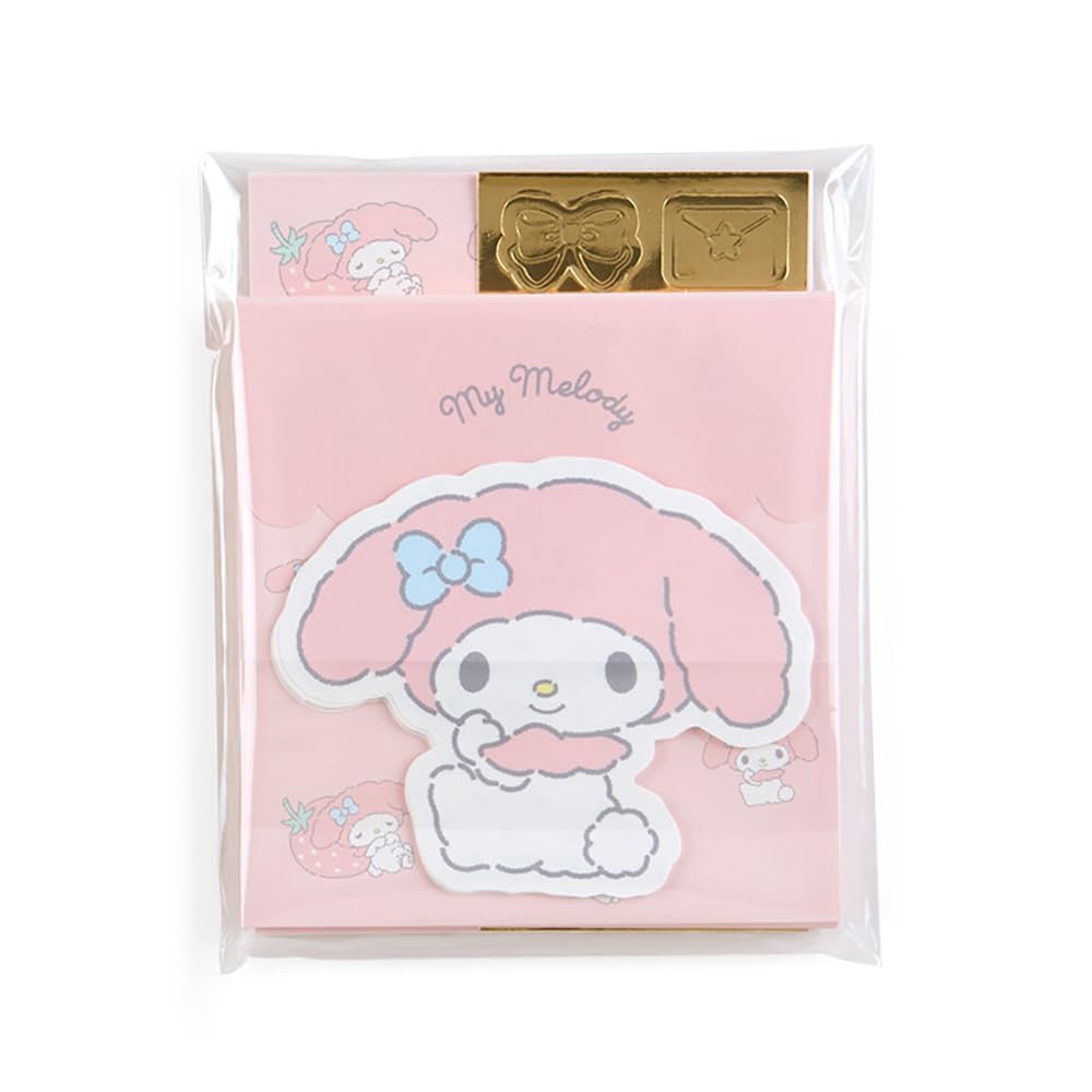 Sanrio My Melody Mini Letter Set Toy Design 515507 (Plush Stationery)