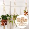 5/10/15/20/25/50pcs 20-80mm Natural Unfinished Wood Circle Rings Macrame DIY Crafts Baby Teething Toys Wooden Hoop Ornaments