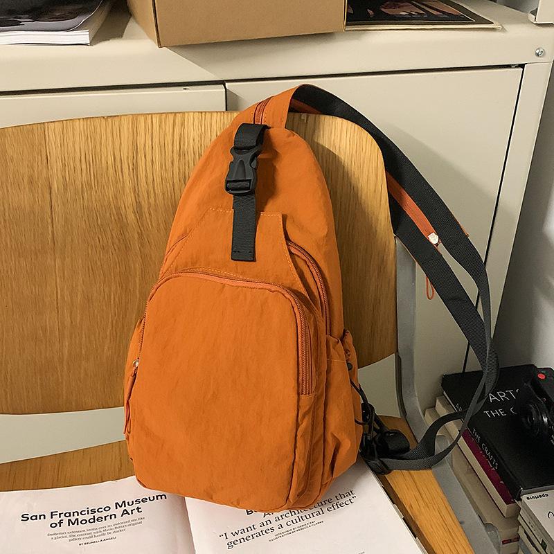 

Спортивная ветрозащитная сумка-мессенджер для активного отдыха, женский рюкзак большой вместимости, модный, легкий, для путешествий коричневый