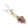 Squid Fishing Lure for Sea Fishing Simulation Iron Hook Octopus Lure Simulation BaitYellow and Red