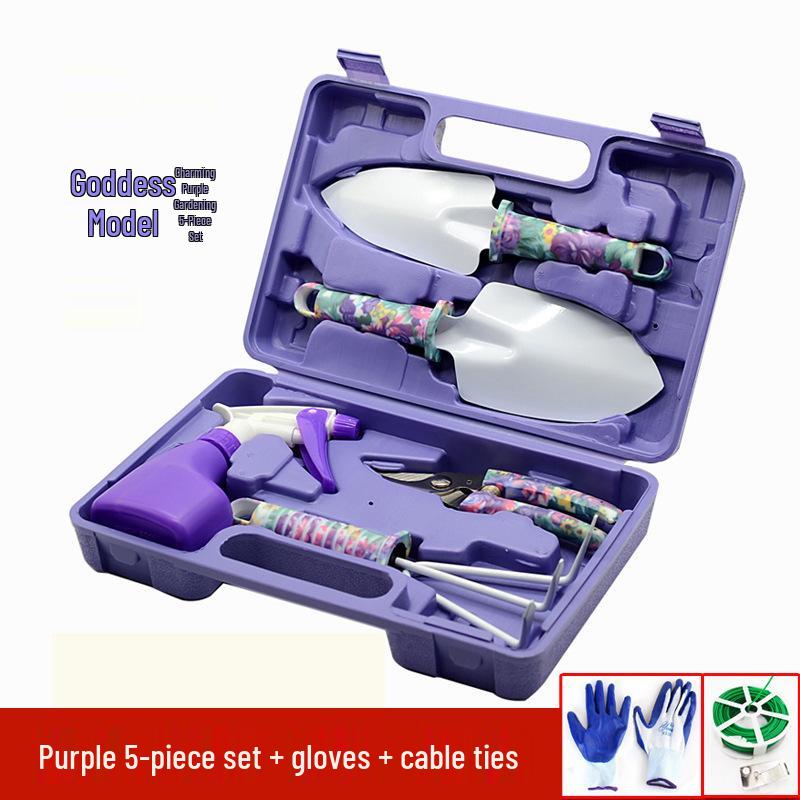 Three-Piece Gardening Tool Set: Mini Shovel Kit for Planting, Bonsai, and Potted Flowers