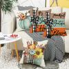 New Pumpkin Letter Print Pillow for Autumn Living Room Sofa Cushion Bedside Bay Window Cushion Cover