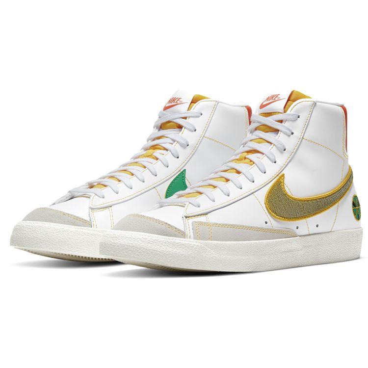 Nike Blazer Mid 77 Vintage Roswell Rayguns Unisex Sneakers White Stadium-Green Team-Orange DD9239-100