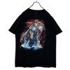 [USED] Vintage USA Marvel Iron Man T-shirt, Black, Size L, Anime Character T-shirt
