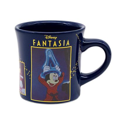 Disney "Fantasia" Mickey Mouse Mug, Approx. 300ml, Microwave-Safe, Mickey and Hat, Tableware, Miscellaneous Goods, Made In Japan, 3321-02