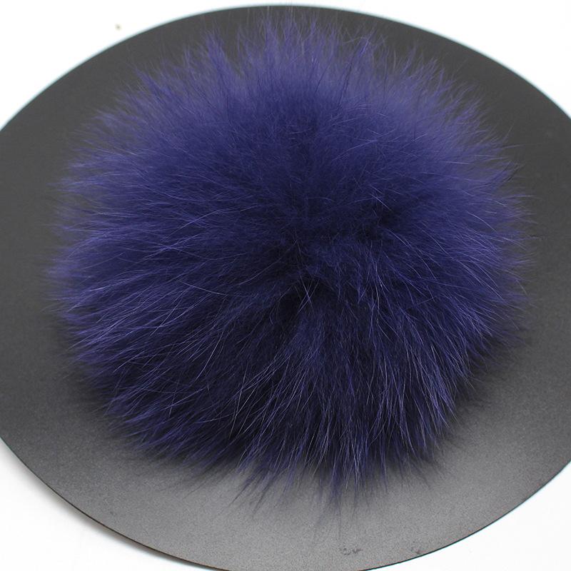 Low Price Fox Hairball 13Cm Real Hairball Pendant Wool Hat Special Fur Big Raccoon Hairball