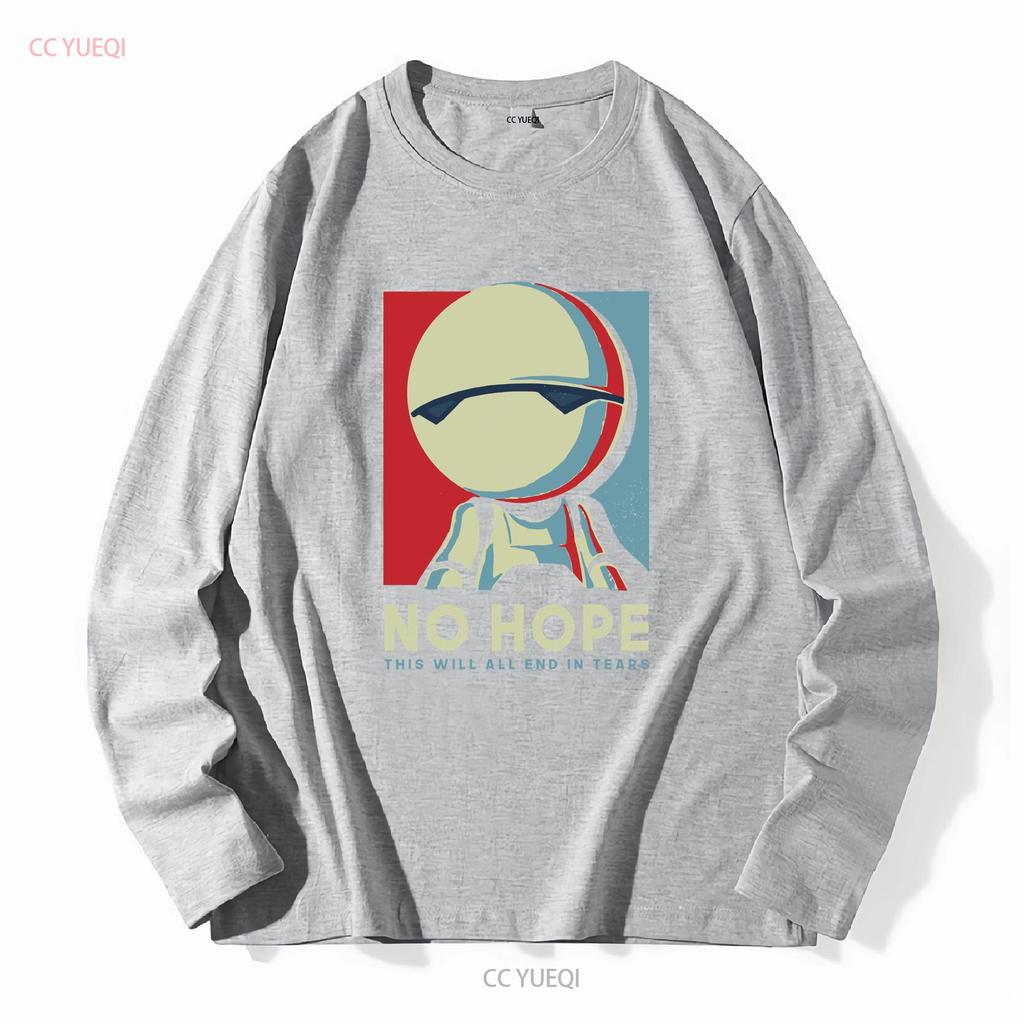No Hope Marvin Robot T Shirt Mens Sci Fi Funny Geek Space Clothing Vintage Washed Stylish Comfortable Versatile Homme