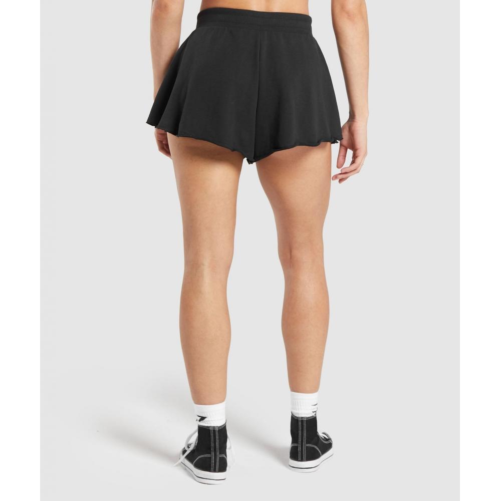 Gymshark Lifting Crossover Cotton Shorts Black B1b1c Bb2j