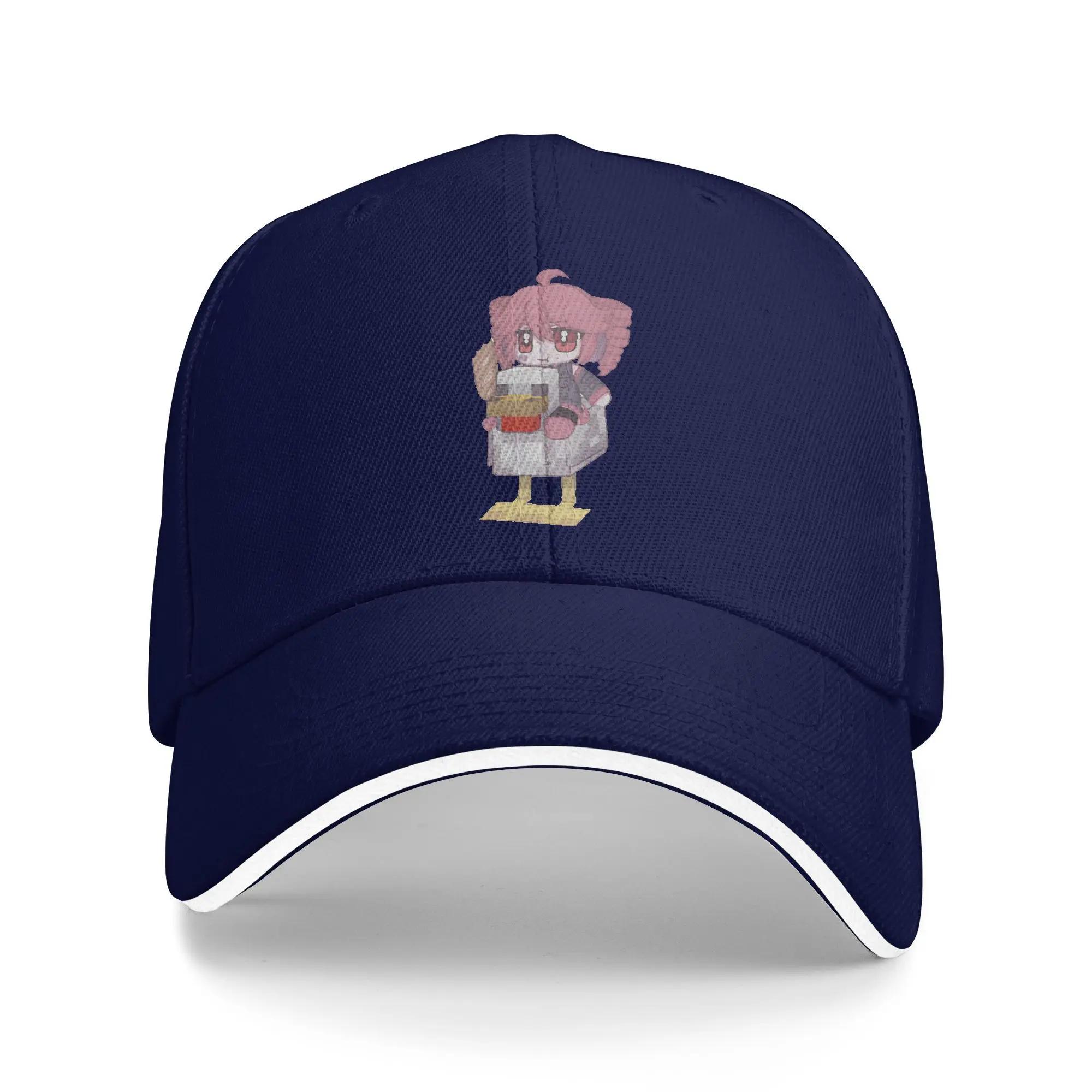 

Summer Casual Baseball Cap Hip Hop Anime Kasane Teto UnisexGA Running Hippie Trucker Hat For Couple Women Sun Baseball Caps One Size