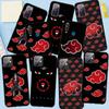 Phone Case for iPhone 17 15 16 Plus Redmi Note 14 12 11 13 Pro Max Huawei P30 P20 Lite OPPO A60 A40 A80 A38 A54 Akatsuki Silicone Narutos Anime Cover