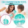 Children Adult Push Bubble  Sensory Toy Key Ring Educational Toy