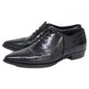 CELINE 19Stainless Steel Jacno Full Brogue Inner Wing Leather shoes 37 blackUsed
