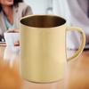 304 Edelstahl Doppelschicht Verbrühschutz 400 ml Kaffee Bierkrug Tasse(Gold)