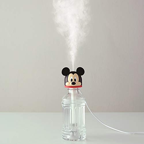 Skater Plastic Bottle Compatible Humidifier Ultrasonic Type USB Powered Stick Type Die Cut Mist Mickey Mouse Disney STST1D