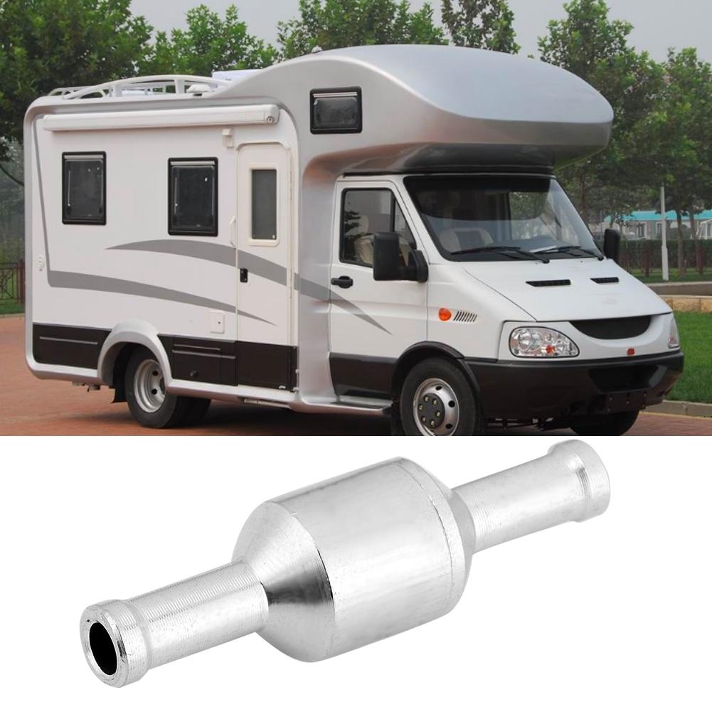 Step Aluminium Inline Straight Check Valve Fuel Diesel Gas Liquid Air One Way Non Return