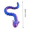 3D Printed Snake Fidget Toy Sensory Fidget Toys For Kids Movable Joint Model Ornaments 2025 Snake Year Desktop Decoration Figure