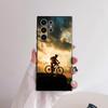 MTB Mountain Bike Bicycle Phone Case For Samsung Galaxy S25 S24 S22 S23 Ultra S21 S20 Plus 5G Frosted Non-Slip Full Cover Case