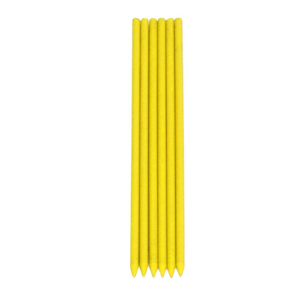 24Pcs Carpenter Pencil Refill Long Lasting 2.8mm Graphite Woodworking Pencil Refill Yellow