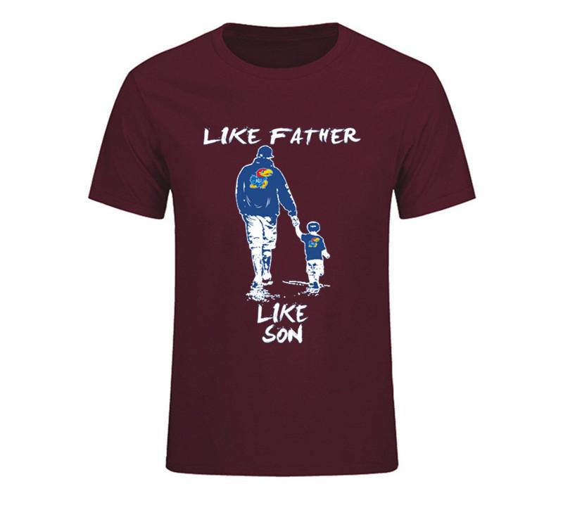 Like Father Like Son T Shirt Men Shirts Online Europe And American Youth O Neck 4XL