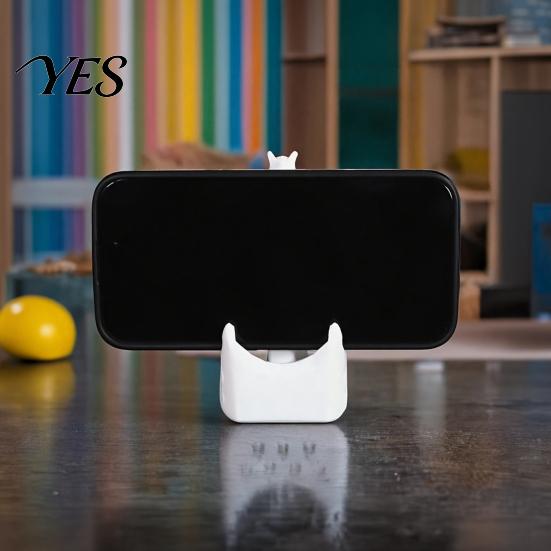 Smooth Line Phone Holder Portable Mobile Holder, 3D Printed Horse-Shaped Design Tablet Stand Stable Stand, Lines Desktop Decoration