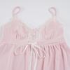 Spicy Summer Striped Lace Bow Tie Camisole: Slim-Fit European American Style