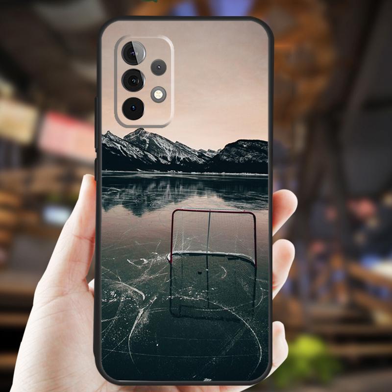 Ice Hockey Rink Case For Samsung Galaxy A05 A06 A22 A53 A33 A26 A16 A56 A36 A32 A52 A54 A34 A14 A55 A15 A35