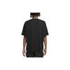 Nike Sportswear Tech Pack Solid Logo Pocket Design Crew Neck Loose Fit Short Sleeve T-Shirt Men Tops Black FB7392-010