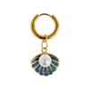 Ocean Series Shell Turtle Starfish Earrings Stainless Steel Quality Assurance Color
