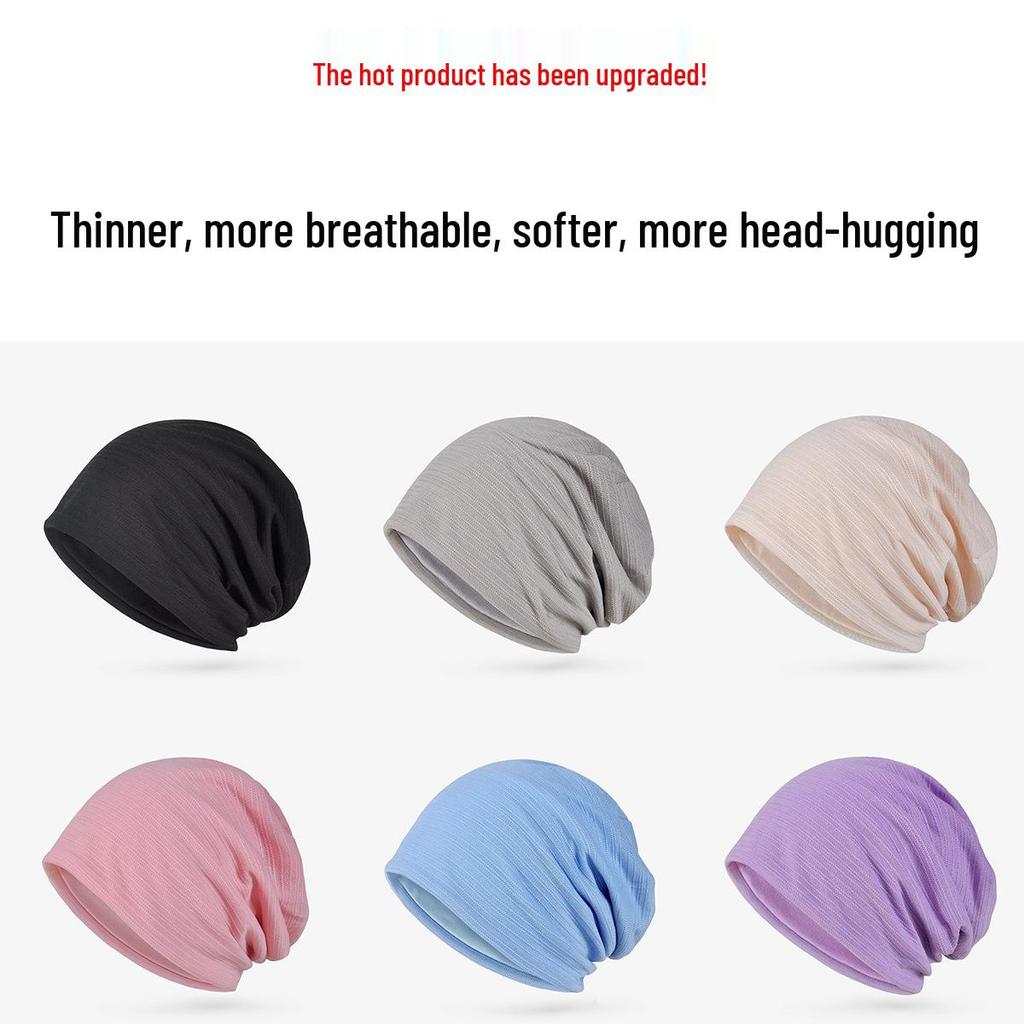 Elegantní bavlněný šátek na hlavu pro těhotné ženy na jaro/léto - Prodyšný, s ochranou proti slunci a všestranný pro nošení na ulici nebo při spánku