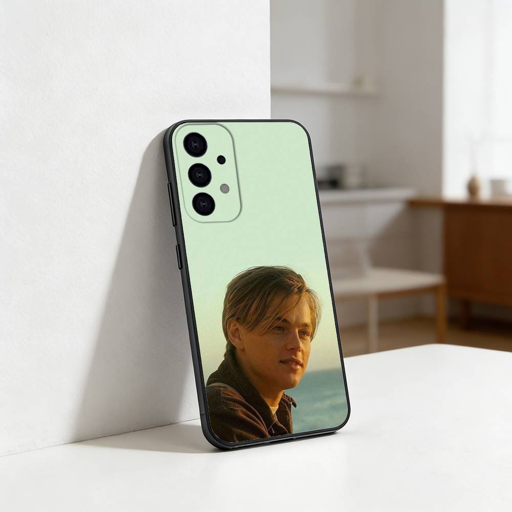 L-Leonardo DiCaprio Phone Case For Samsung S25,S24,S21,S22,S23,S30,Ultra,S20,Plus,Fe,Lite Black Shell