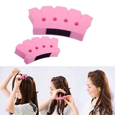 1 Adet Yeni Wonder Sünger Saç Örgüleyici Büküm Şekillendirme Örgü Aleti Tutucu Klips DIY