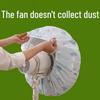 Universal Dustproof Floor Fan Cover with Electric Heating Protection, Wall-Mountable for Home Use