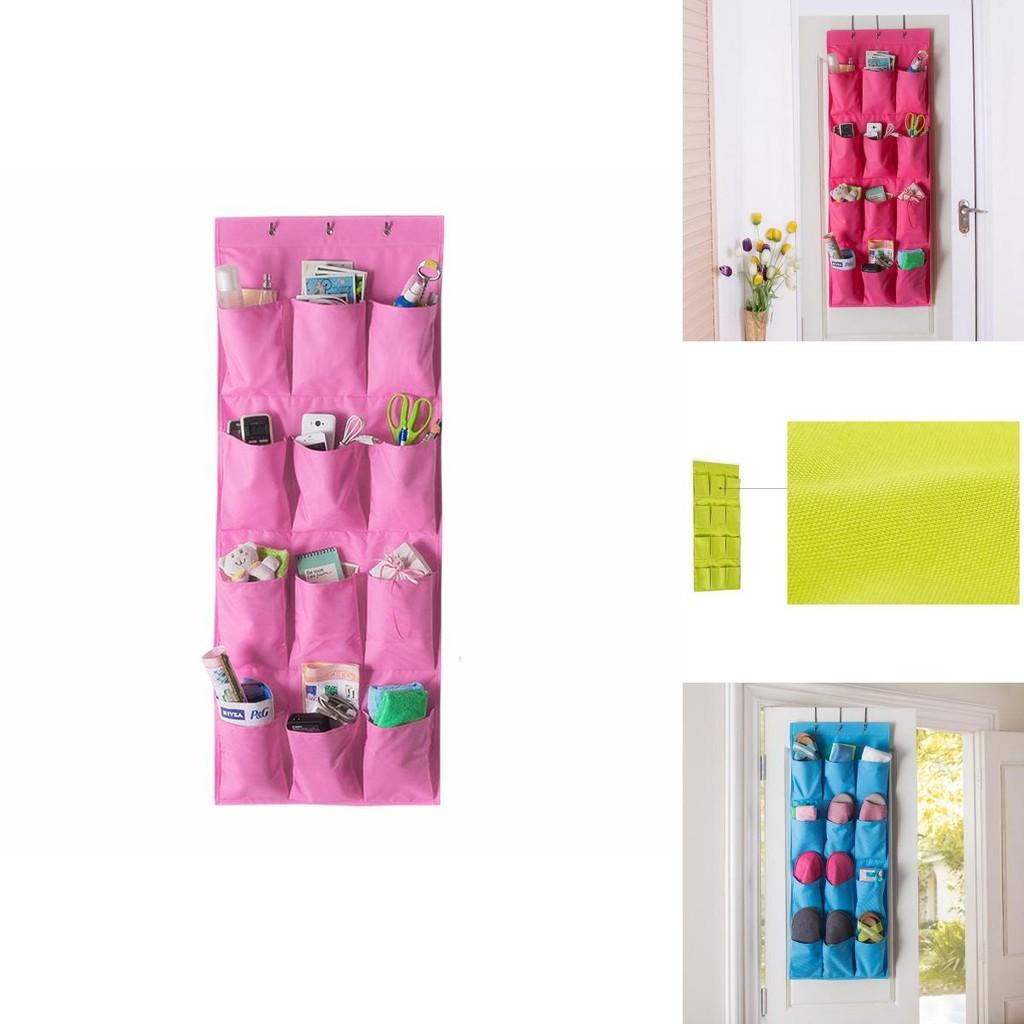 Oxford Material Door Behind Hanging Bag Storage Wardrobe Home Wall Organizer