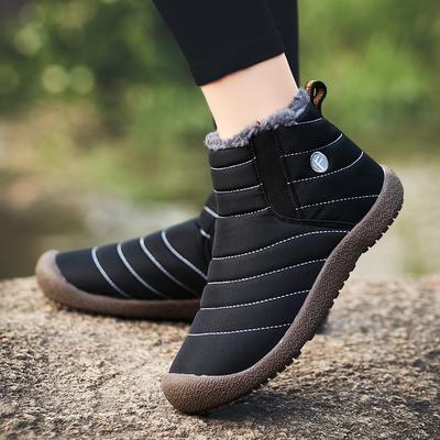 Winter-Baumwollstiefel für Herren, Plüsch, warmes Fell, weiche Herren-Schneestiefel, Herren-Stiefeletten, Winter-Männer-Turnschuhe, lässige Herrenschuhe, große Größe 48