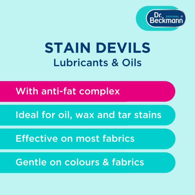 Dr. Beckmann Stain Devil Grease Liquid Stain Remover - 50 Ml