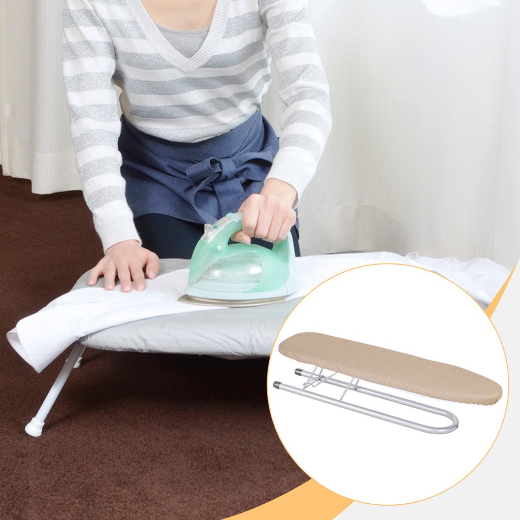 Foldable Sleeve Ironing Board Sleeve Cuffs and Collars Handling Space Saving  Home Travel Use Sturdy Removable Cloth Cover Cloth
