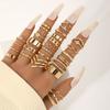 30pcs/set Geometric Knuckle Rings Set Bohemian Women's Ring Ring Jewelry Set  Jewelry Accessories