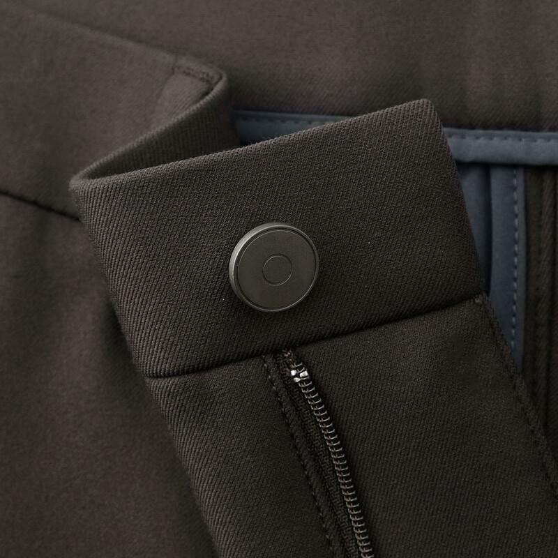 Shanshan Men's Autumn/Winter Thickened Silk Blend Straight-Leg Casual Pants