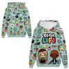Felpa con Cappuccio Unisex Bambini Stampa Personaggi Toca Life World