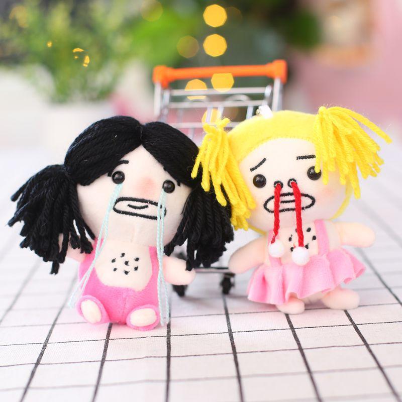 Cute Cute Hatsune Miku Mart Doll Pendant Plush Toy Cartoon Doll Bag Hanging Keychain